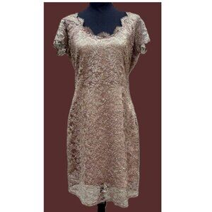 Vintage Chetta B by Sherrie Bloom & Peter Noviello LACE DRESS sz.14
